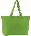 W695 Westford Mill EarthAware® Organic Twill Shopper Apple Green colour image